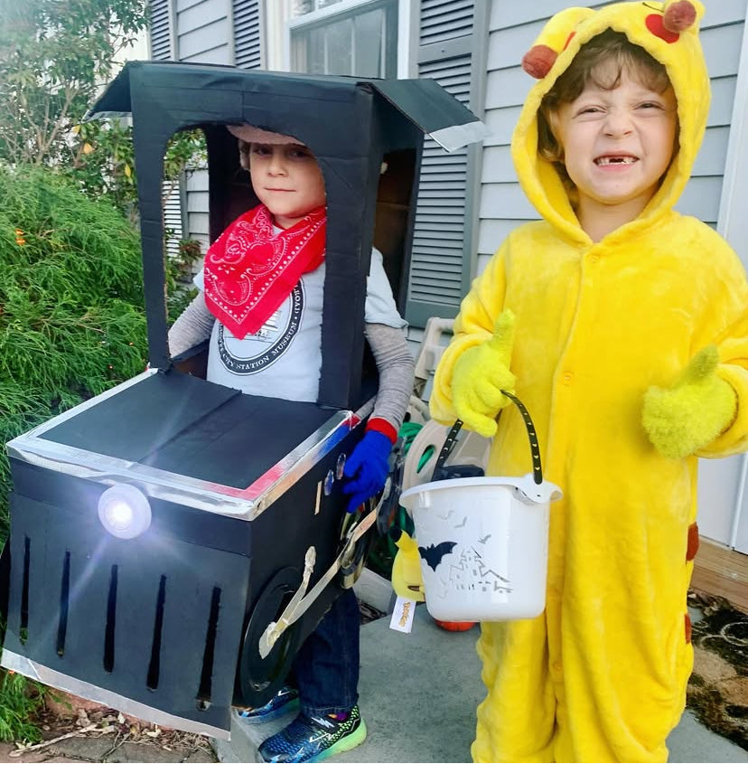 Maggie Moore Helper's dressed for Halloween