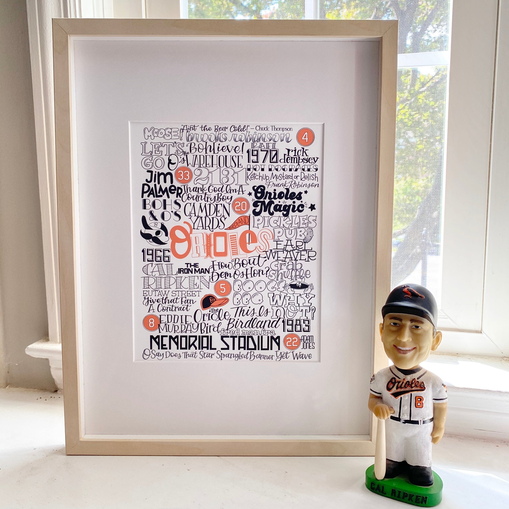 Baltimore Orioles Art Print – Maggie Moore Studio